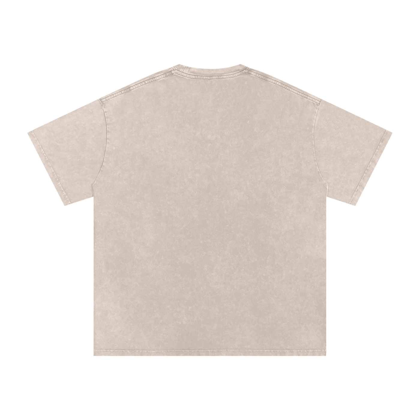 Golden Jingle Pup | Snow Washed Oversized Cotton T-Shirt