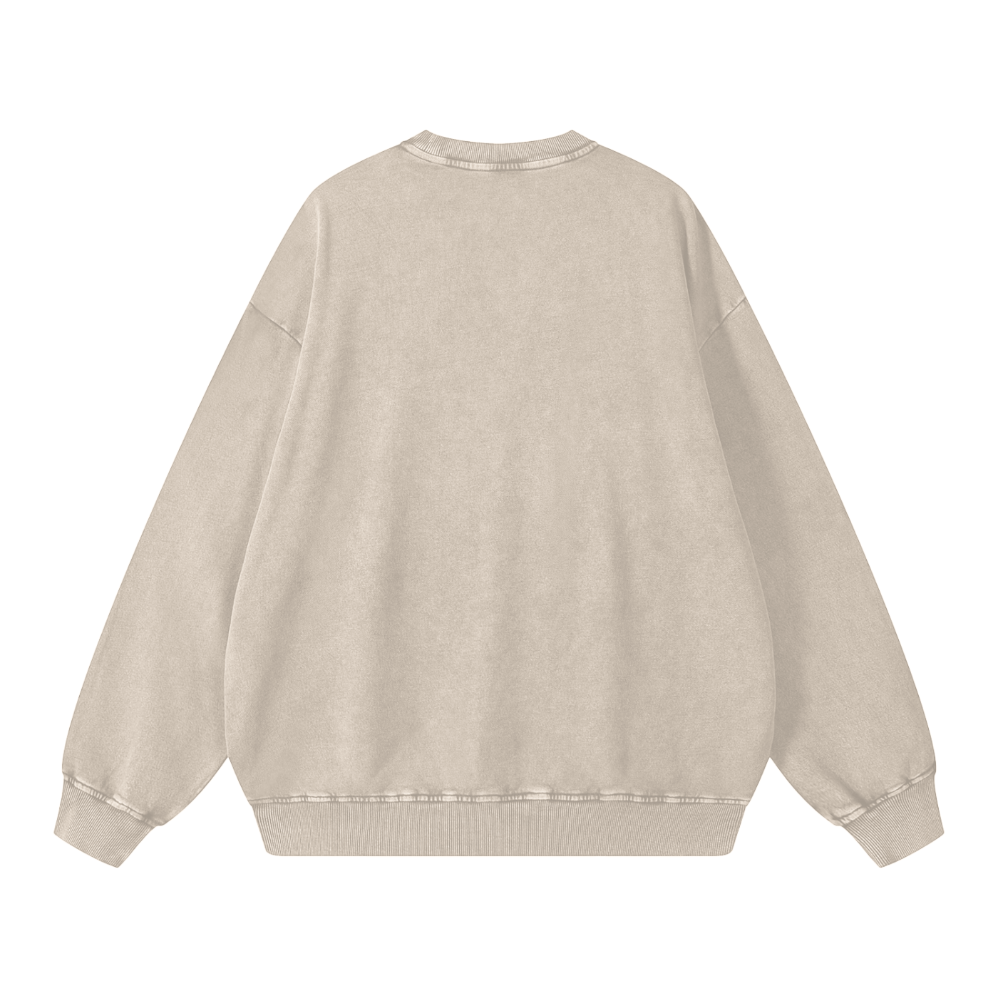 Sunny Jump Bulldog | Snow Washed Oversized Sweatshirt